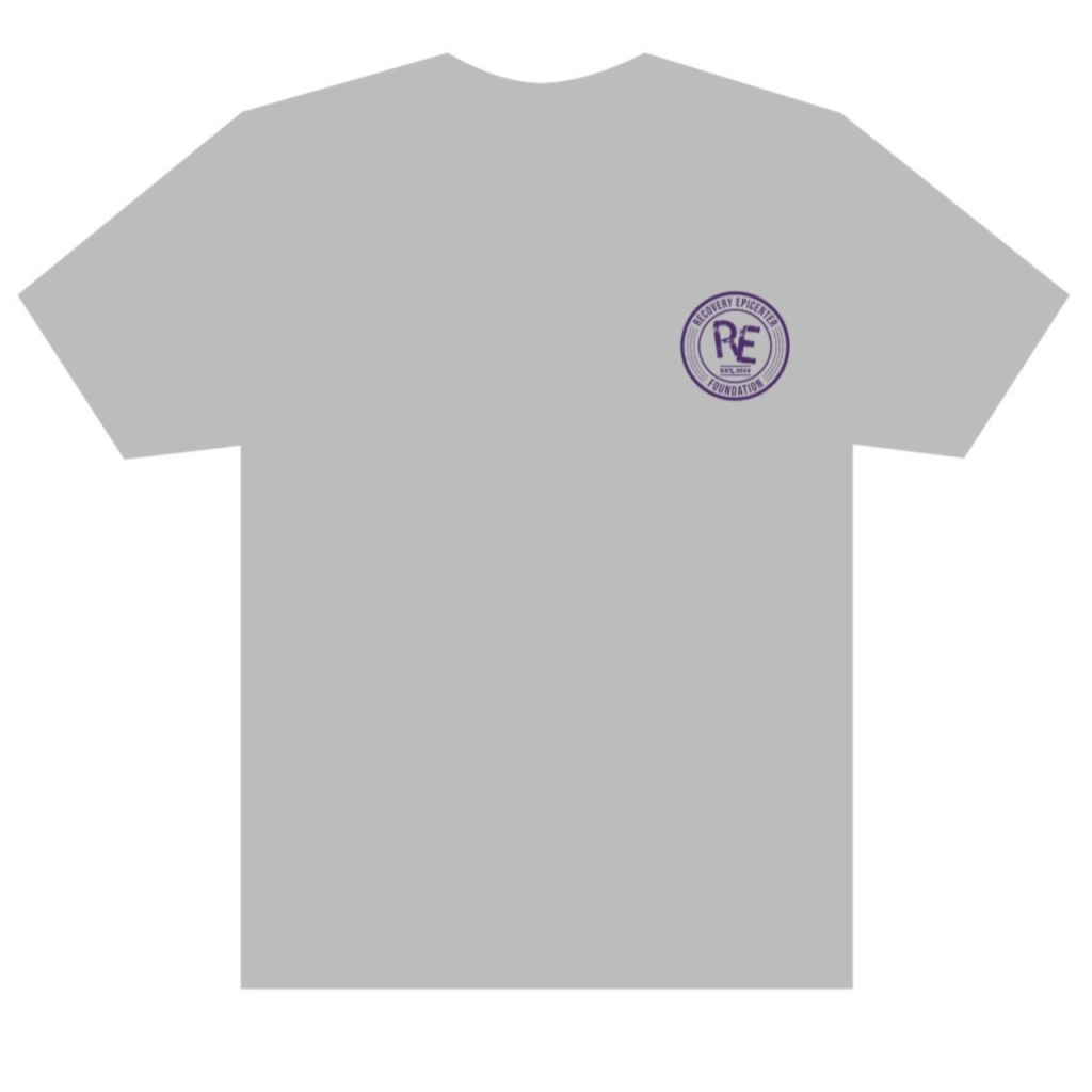 Recovery Epicenter t-shirt in ash